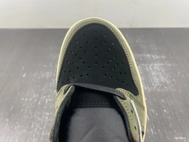 Reps TBK OG TRAVIS LOW 1 JORDAN SCOTT SP AIR X 'BLACK DM7866-002 OLIVE' 0510
